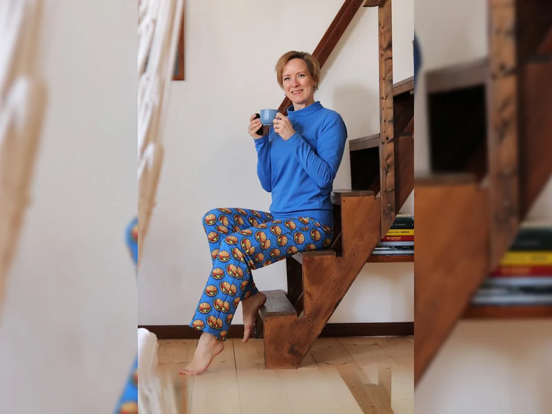 Hamburger Liebe Classic No.1 Baumwollsweat Hamburger Liebe bluette-bunt