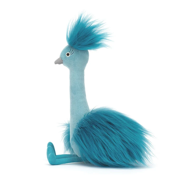 Plüschpfau – Türkis 20 cm