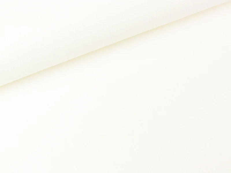 Viskoseleinen Leinenstruktur offwhite uni