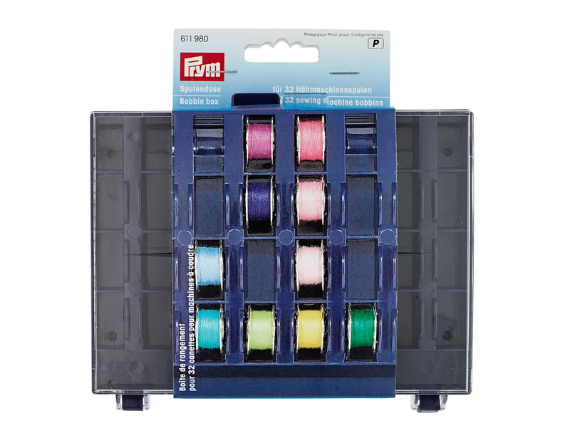 Prym 611980 Spulendose für 32 Spulen, violett