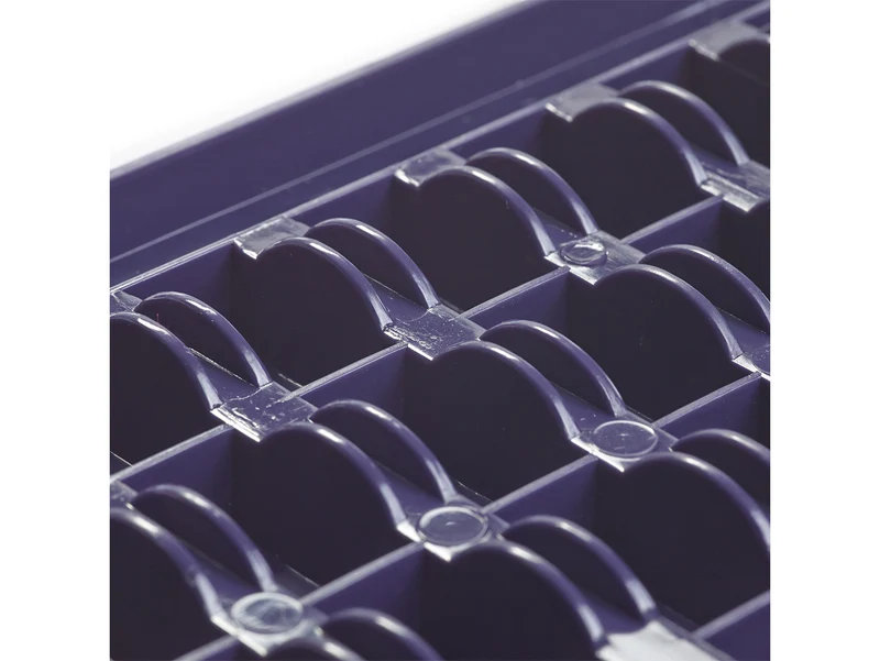 Prym 611980 Spulendose für 32 Spulen, violett