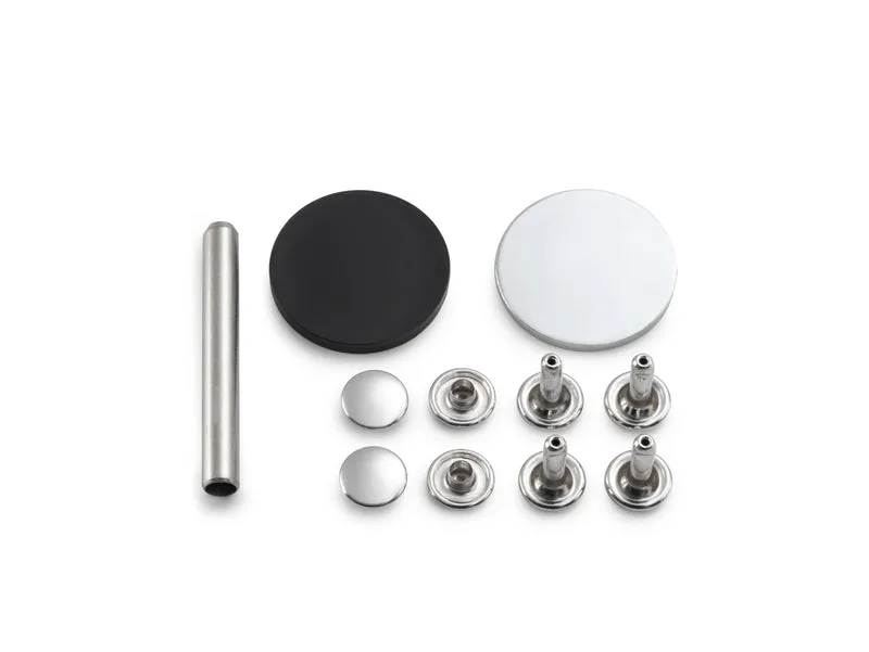 Prym 403152 Hohlnieten ø 9mm / 6 - 9mm silberfarbig - 8 Stück
