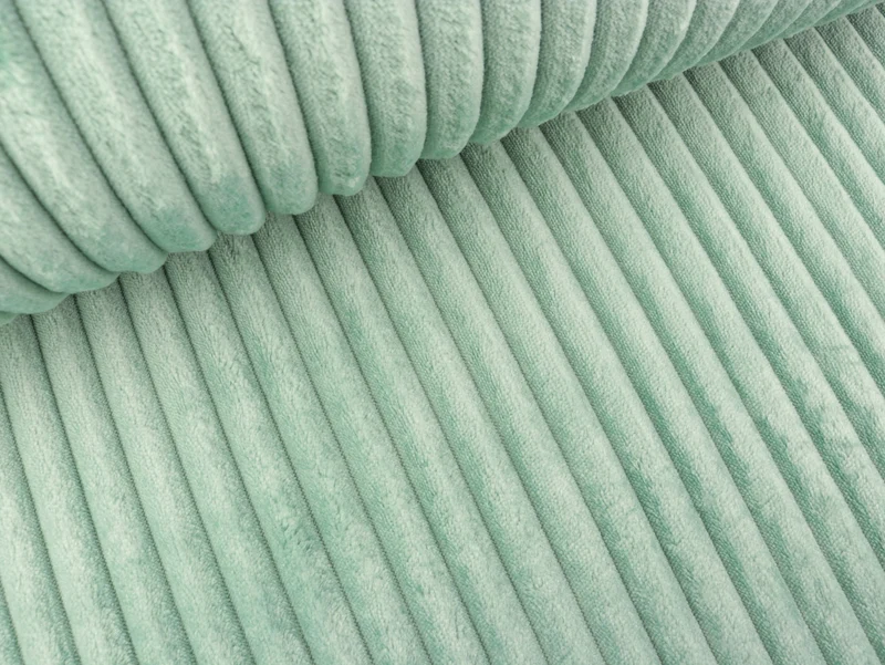 Fluffy Cuddle Blinky Gerippt dark dusty mint uni
