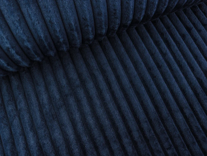 Fluffy Cuddle Blinky Gerippt navy uni