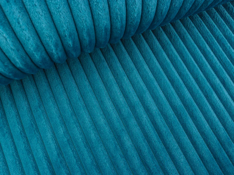 Fluffy Cuddle Blinky Gerippt petrol uni