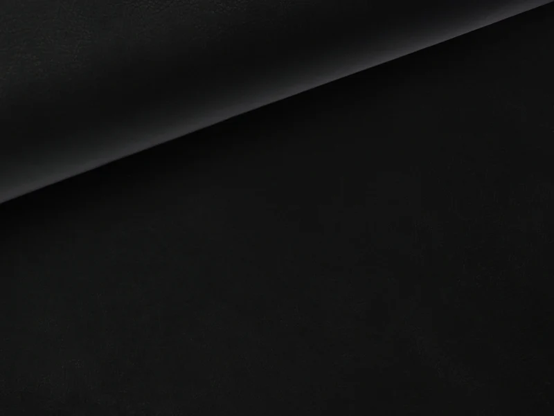Stretch Kunstleder schwarz uni