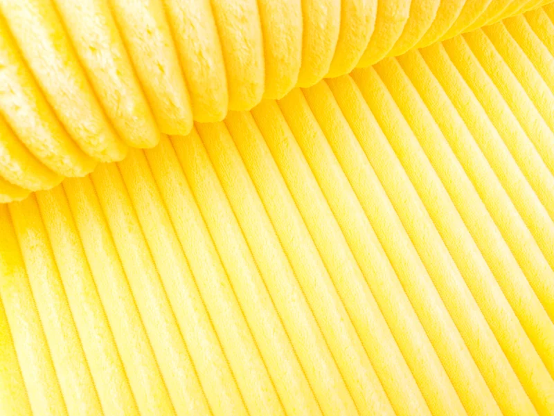 Fluffy Cuddle Blinky Gerippt soft yellow uni