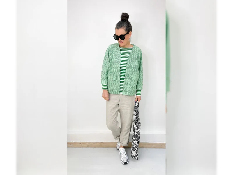 Hamburger Liebe Evermore 3D Connect Knit verde erba-meringa