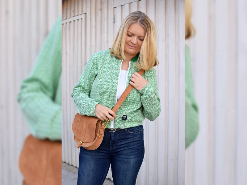 Hamburger Liebe Evermore 3D Connect Knit verde erba-meringa