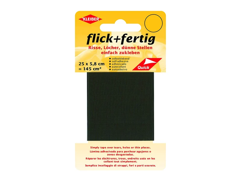 Kleiber 43073 Reparaturband selbstklebend flick + fertig braun 25x5,8cm