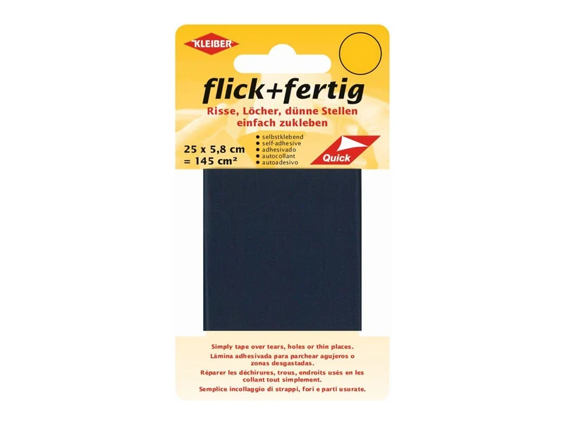 Kleiber 43075 Reparaturband selbstklebend flick + fertig dunkelblau 25x5,8cm
