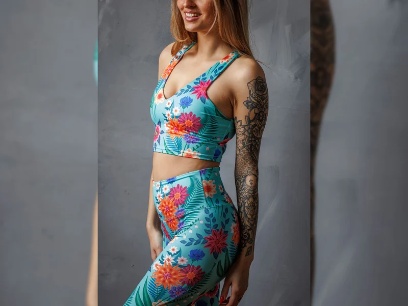 Hamburger Liebe Performance Active Wear Jersey Abundance mint-bunt Spring 2023