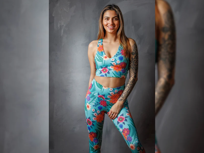 Hamburger Liebe Performance Active Wear Jersey Abundance mint-bunt Spring 2023