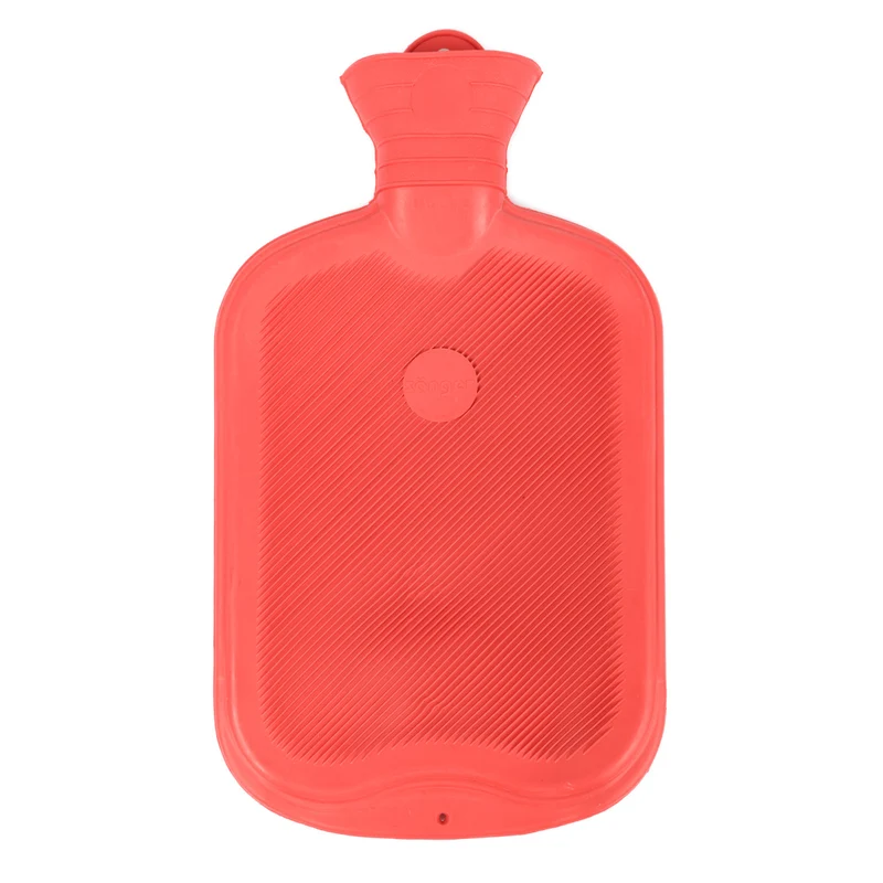 Naturgummi-Wärmflasche, rot