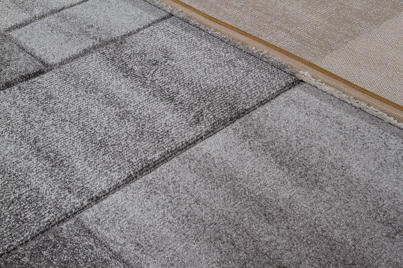 Tappeto Moderno Timelapse Grigio