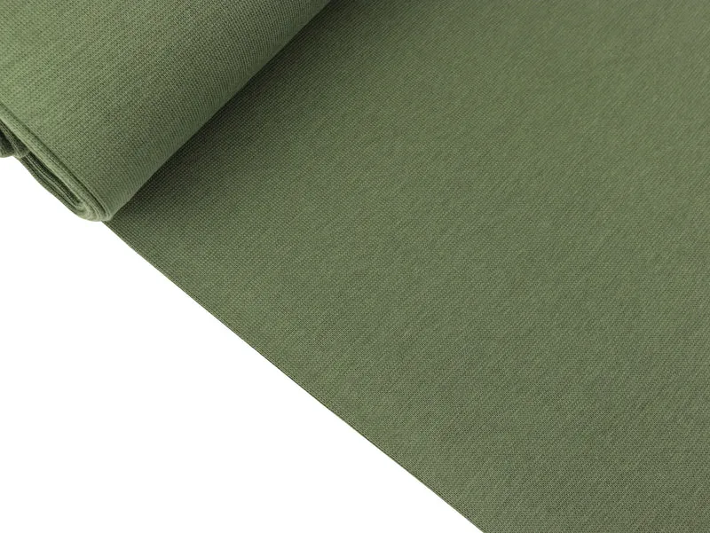 Glatte Bündchenware army uni Schlauchware