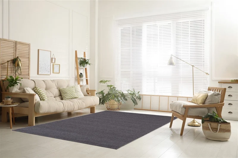 Tappeto Moderno Naive Grigio