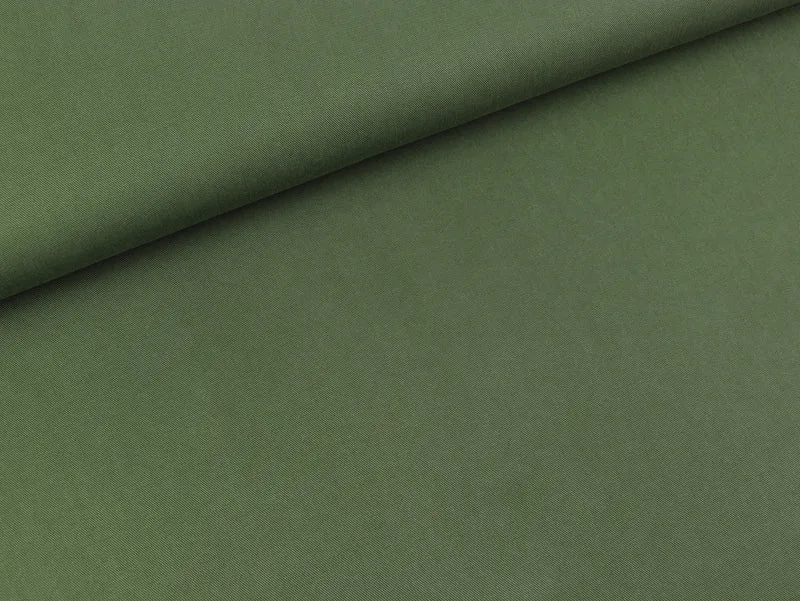 Reststück 12cm - TENCEL Twill medium moss uni by MeetMILK