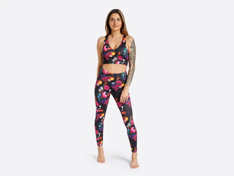 Hamburger Liebe Performance Active Wear Jersey Lunar Bird schwarz-bunt Spring 2023