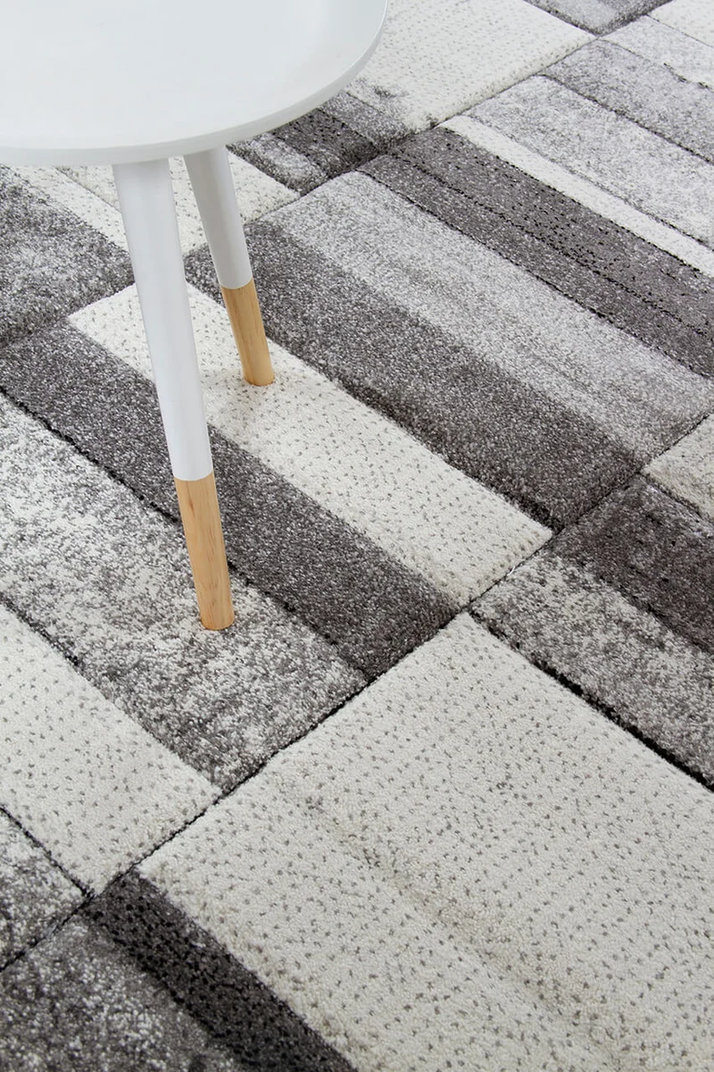 Tappeto Moderno Ray Grigio