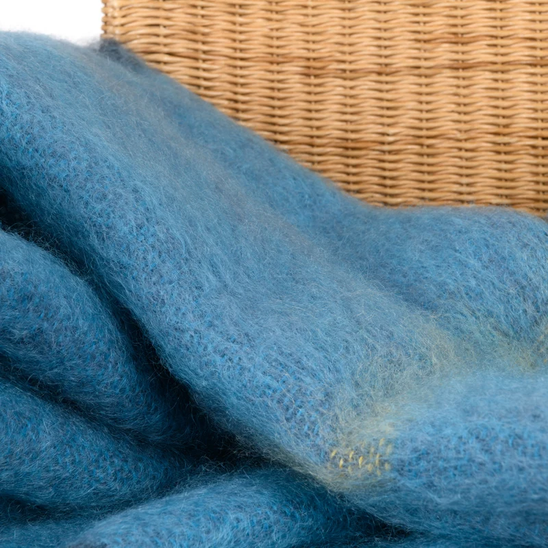 Mohairdecke "Ozean"