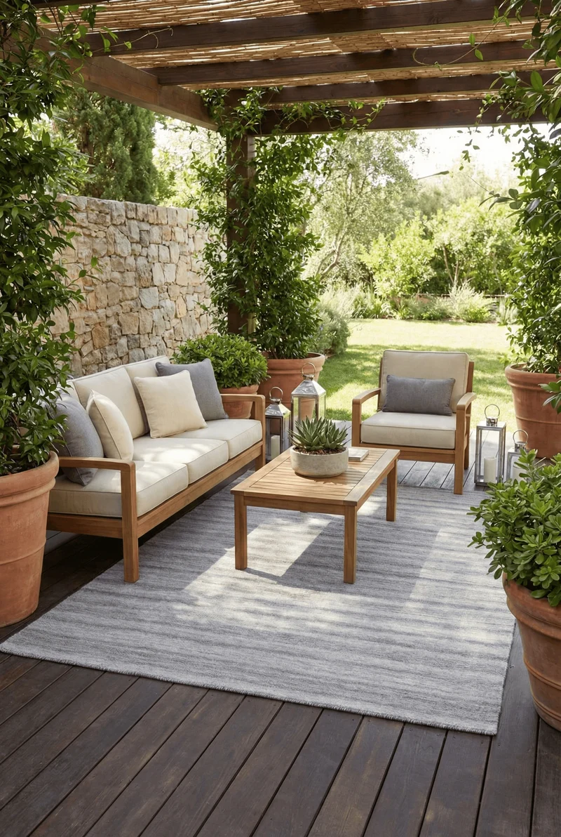 Tappeto Moderno Outer Beige
