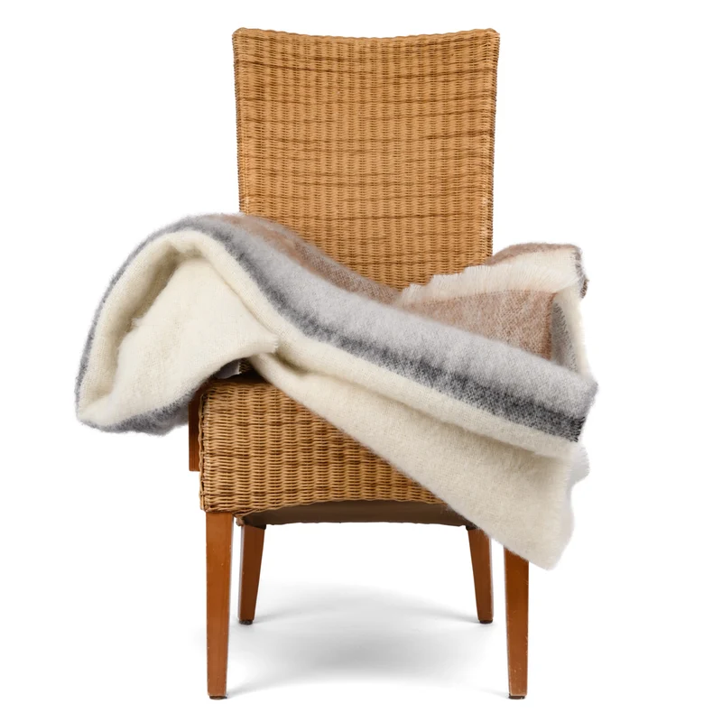 Mohairdecke "Marmor"