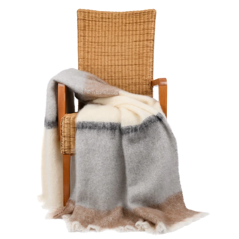 Mohairdecke "Marmor"