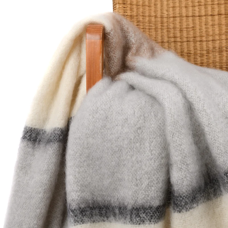 Mohairdecke "Marmor"