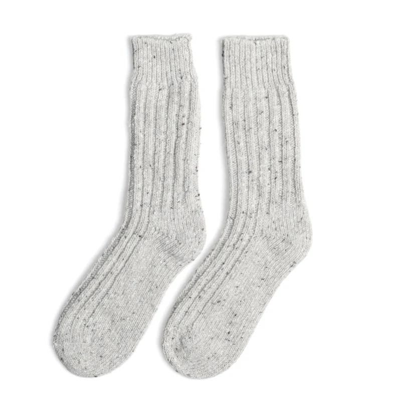 Klassische Stricksocken, einfarbig - Connemara Flecks