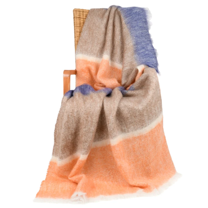 Mohairdecke "Tangerine"