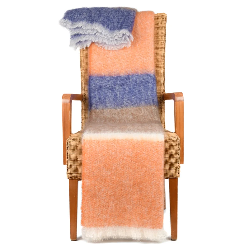 Mohairdecke "Tangerine"