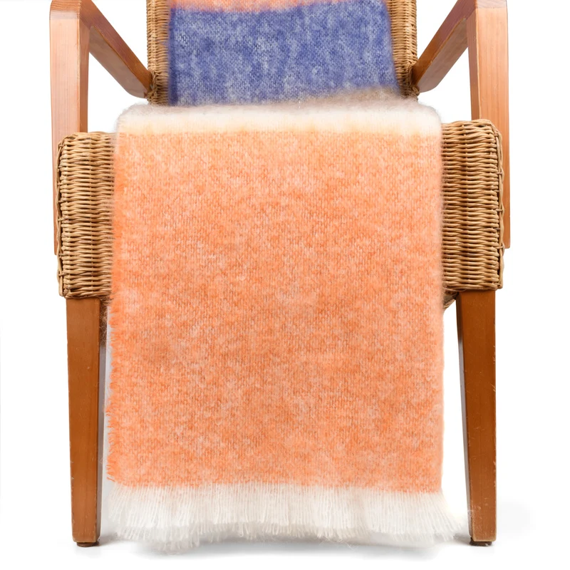 Mohairdecke "Tangerine"