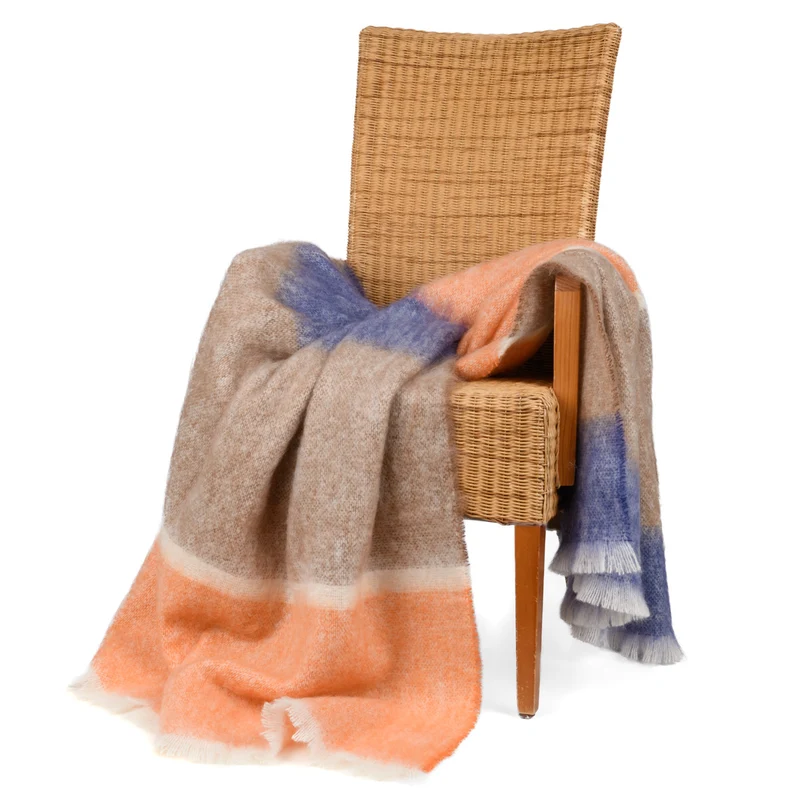 Mohairdecke "Tangerine"
