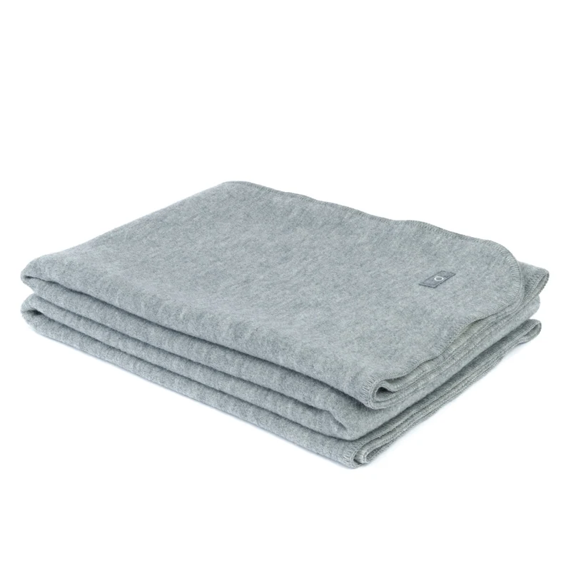 "DANA"- Zweifarbige Walkdecke aus Bio-Schurwolle (Merino)