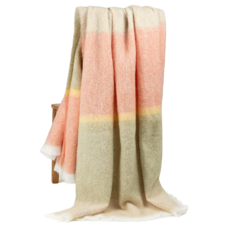 Mohairdecke "Pastell"