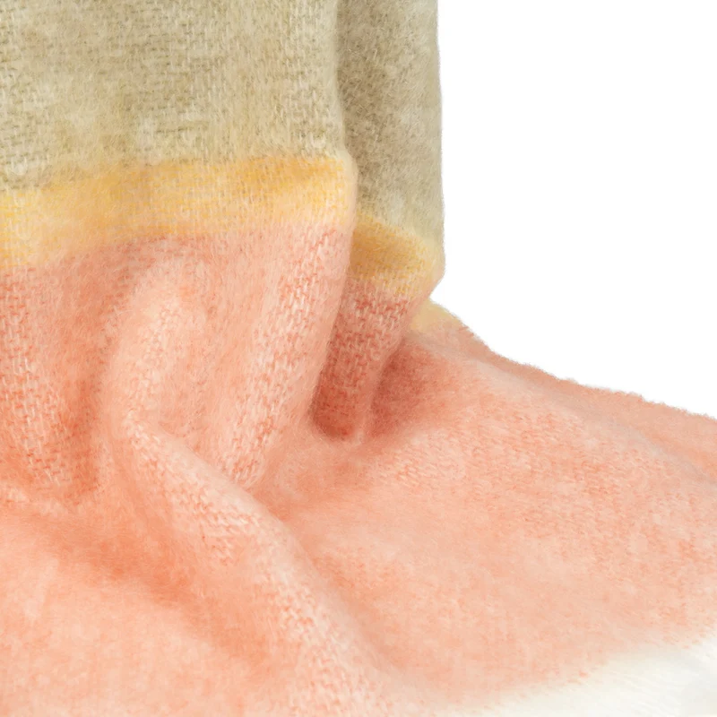 Mohairdecke "Pastell"