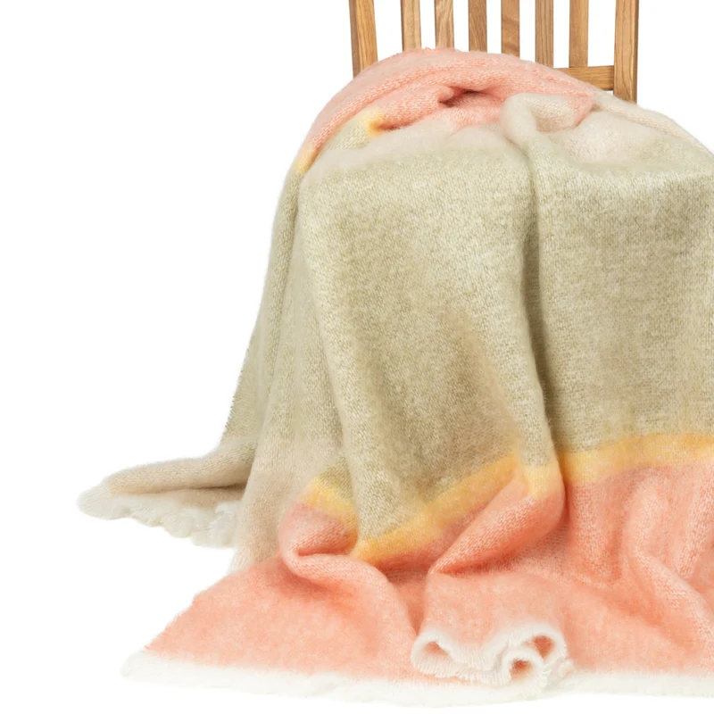 Mohairdecke "Pastell"