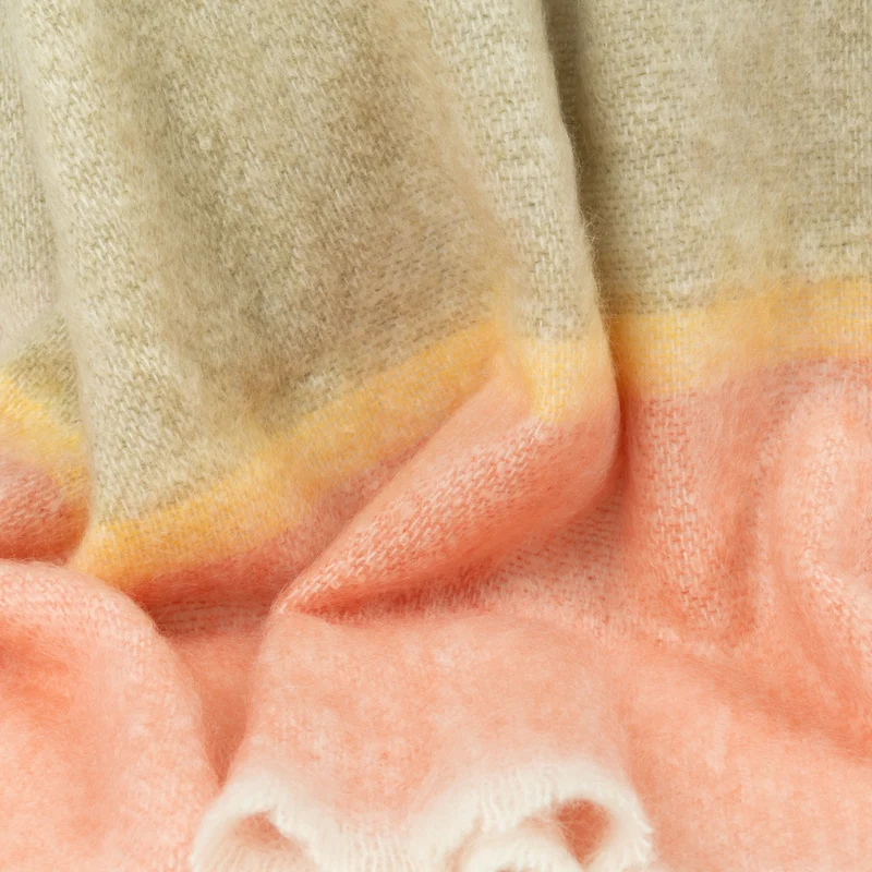 Mohairdecke "Pastell"