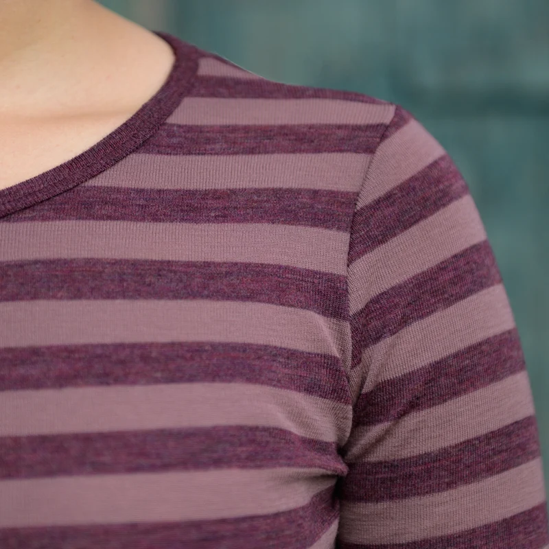 Langarm-Shirt mit breiten Streifen