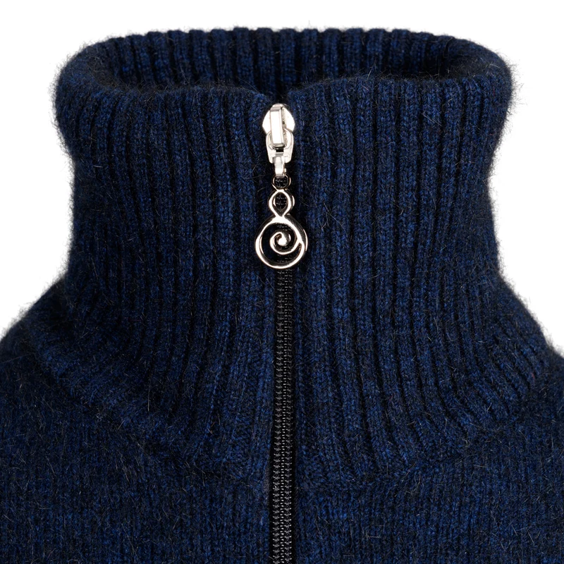 Extrem weiche Damenstrickjacke mit Reissverschluss