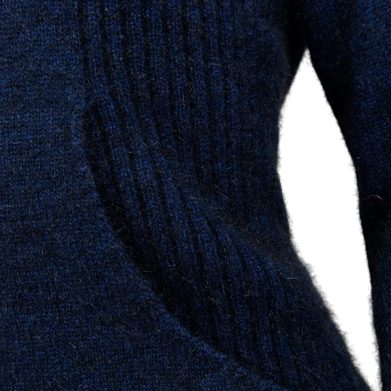 Extrem weiche Damenstrickjacke mit Reissverschluss