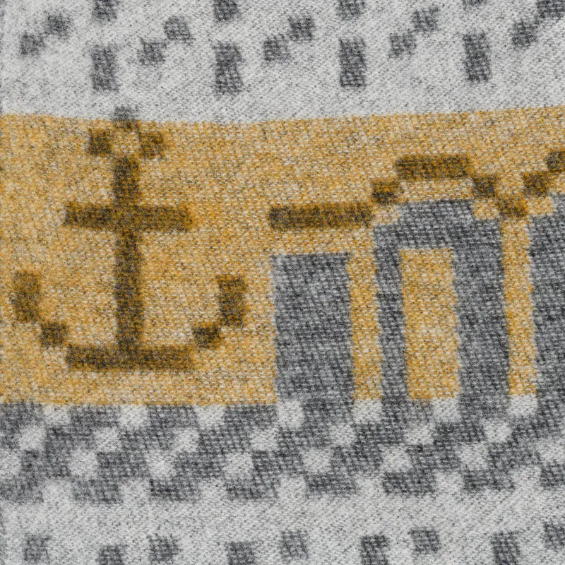 Wolldecke "MARINE BEI NACHT"