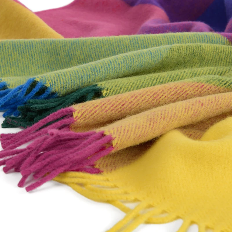Buntes Wollplaid "MOSEL"
