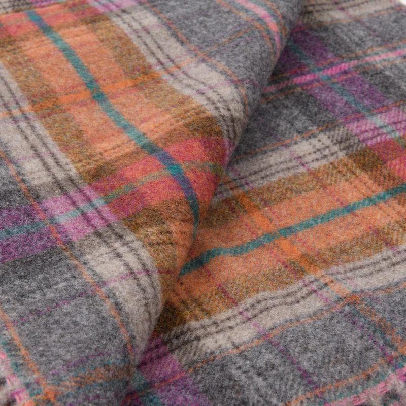 Buntes Lammwollplaid "Classico"