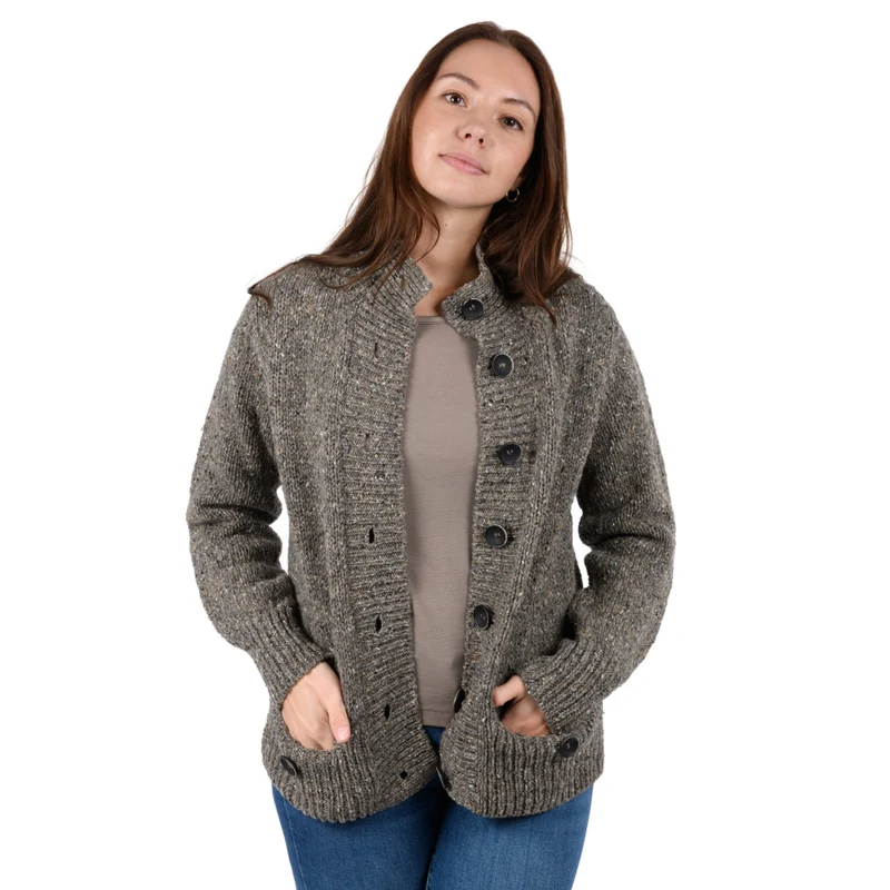 Kuschelige Strickjacke mit Fronttaschen