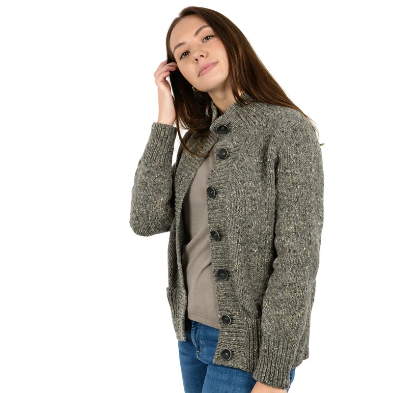 Kuschelige Strickjacke mit Fronttaschen