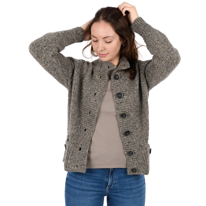 Kuschelige Strickjacke mit Fronttaschen