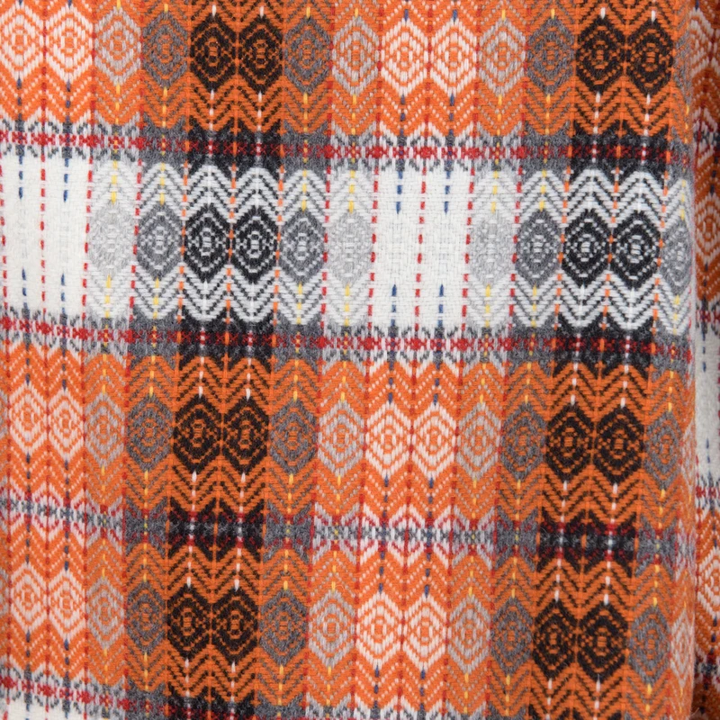 Feines Wollplaid "Bunte Diamanten"