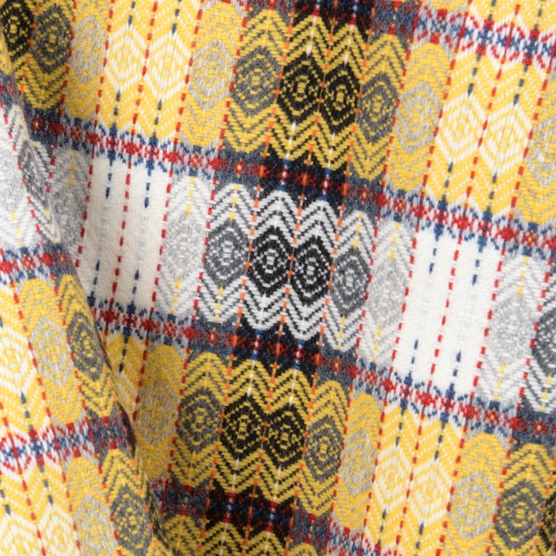 Feines Wollplaid "Bunte Diamanten"